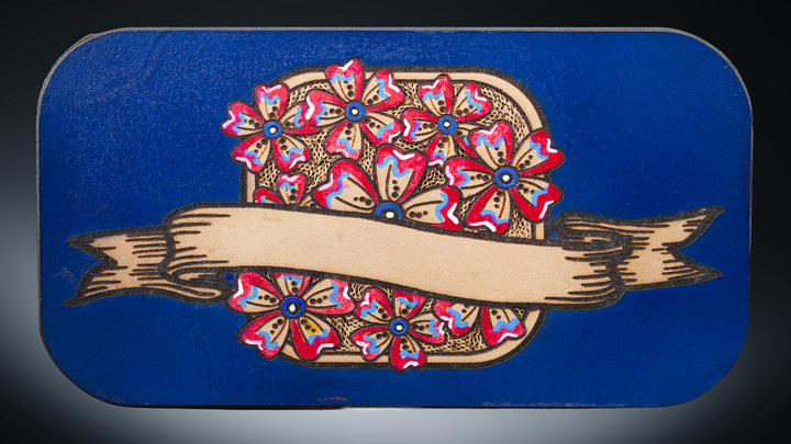 Wildflower Leather Beverage Holder