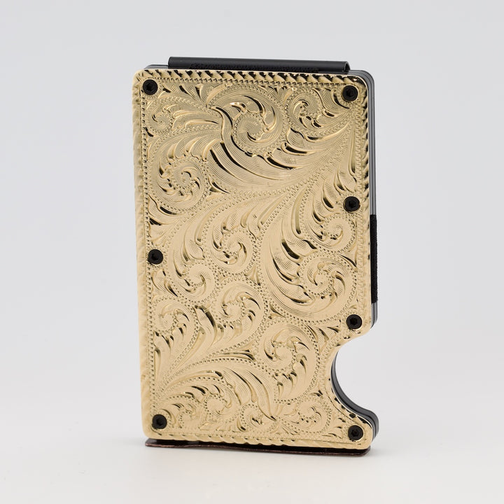 Hand Engraved Wallet - Heritage Engraved Collection