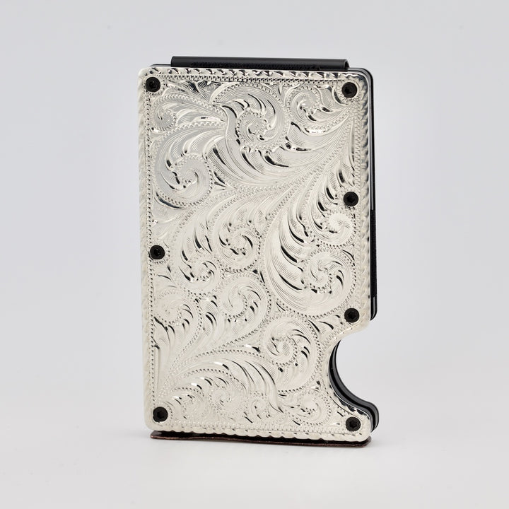Hand Engraved Wallet - Heritage Engraved Collection