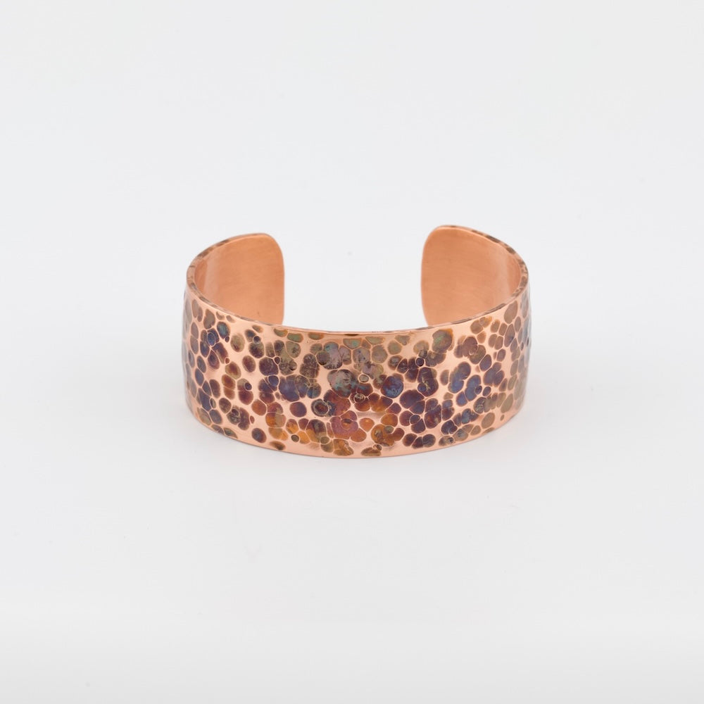 Crater Collection - Hand-Forged Copper Jewelry | Flame-Painted Pendants & Earrings